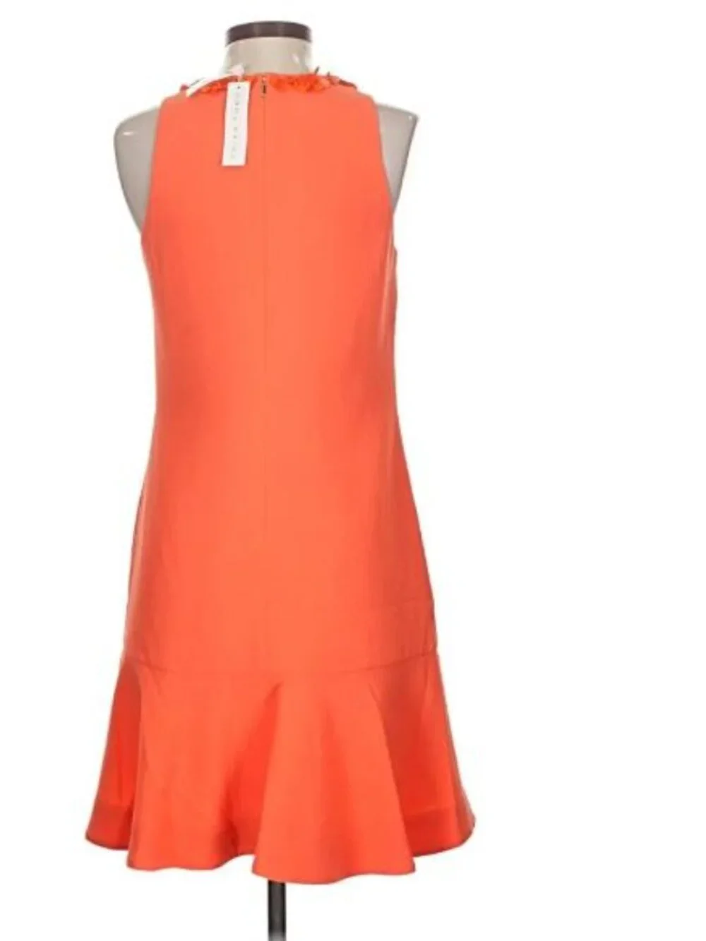 Trina Turk | NWT Beaded Cocktail Dress Coral Size 2 Drop Waist Cruise Resort - Picture 2 of 7